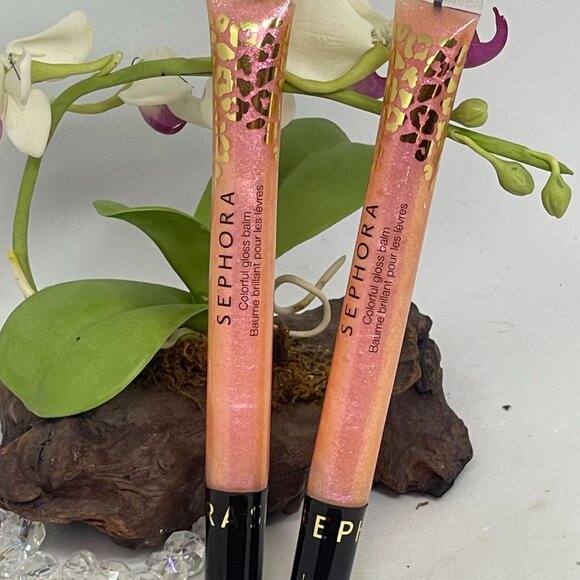 2x Sephora Colorful Gloss Balm - 47 Wild Child - .31 oz Full Size - New - Picture 2 of 4